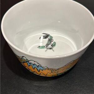 Decorative Ceramic Bowl with Fish Design